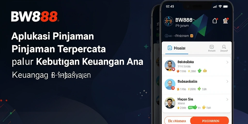 Antarmuka BW888 yang intuitif dan mudah digunakan untuk pengajuan pinjaman.