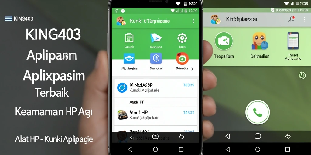 Tampilan antarmuka KING403 yang sederhana dan mudah digunakan.