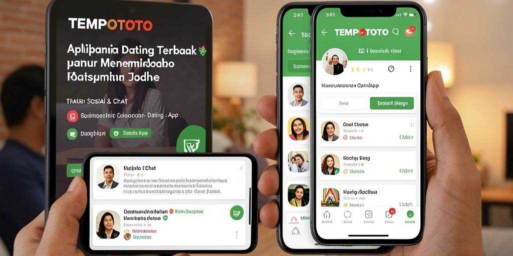 Tampilan antarmuka pengguna TEMPOTOTO yang menarik dan intuitif.