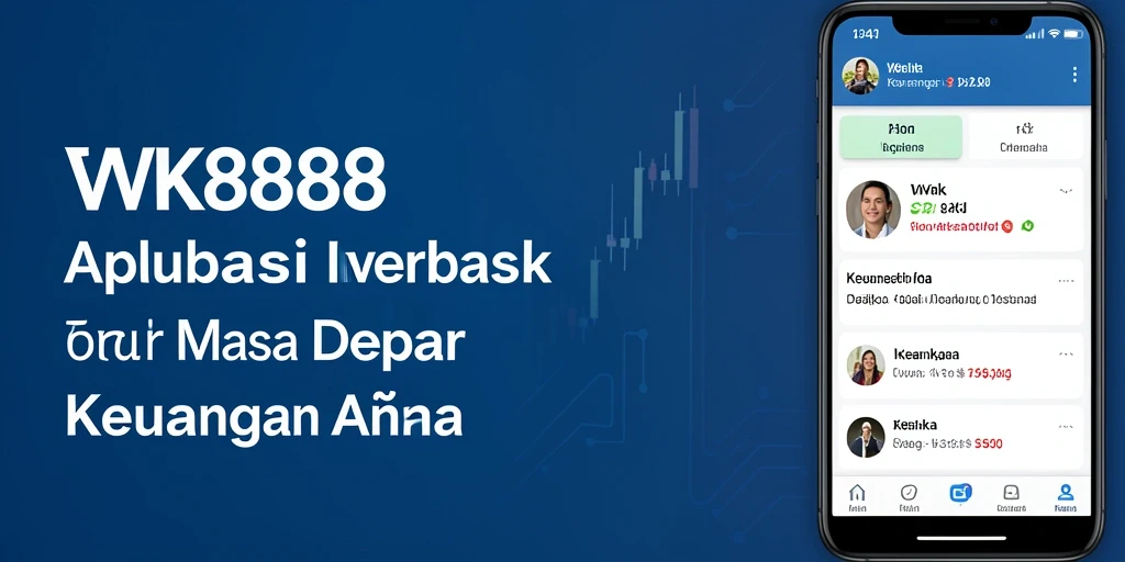 Antarmuka aplikasi WK888 dengan fitur investasi canggih dan intuitif.