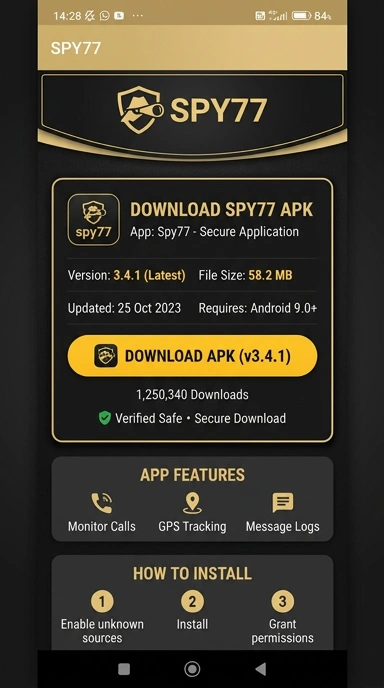Unduh dan Instal APK spy77 di Android Anda