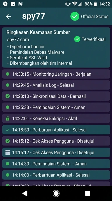 Kanal Resmi spy77 untuk Pengguna Android